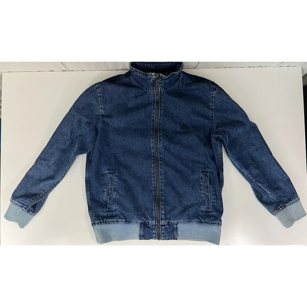 Levi's Made & Crafted Denim Jacket Sz M Blue Rare VTG Style Americana Floral